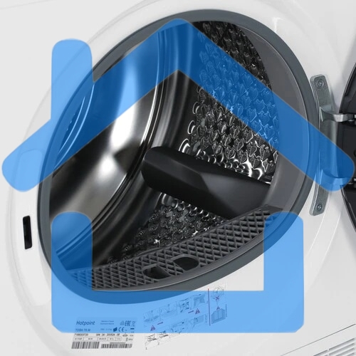 Сушильная машина Hotpoint TDSH 75 W белый, 7 кг, сушка - тепловой насос, программ - 15, 59.7 x 84.6 x 54.3 см