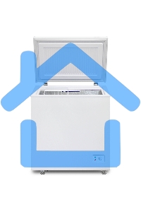 Морозильный ларь Бирюса Б-155KX белый, 145л