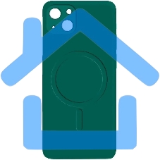 Чехол (клип-кейс) Gresso Magic, для Apple iPhone 13 mini, зеленый cr17cvs215