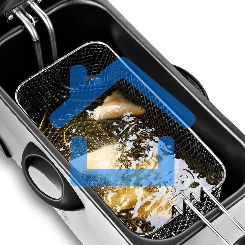 Фритюрница Kitfort КТ-4052 2000Вт серебристый/черный