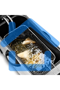 Фритюрница Kitfort КТ-4052 2000Вт серебристый/черный