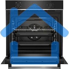 Встраиваемый духовой шкаф электрический Beko BBIM13300X черный