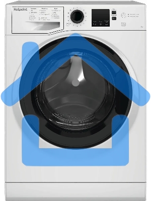 Стиральная машина Hotpoint NSS 6015 K RU белый, загр. фронтальная макс.: 6 кг 1000 об/мин класс: А