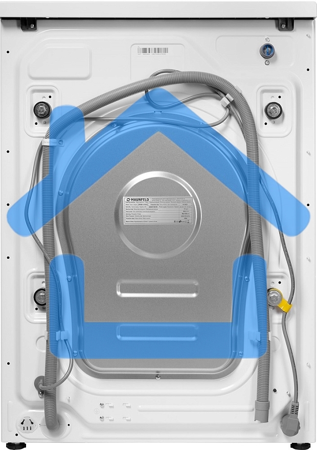 Стиральная машина Maunfeld MFWM1410WH02 белый, загрузка фронтальная 10 кг, 1400 об/мин., класс: А+++