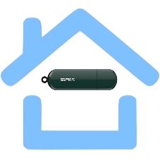 Флешка USB 64 Gb Silicon Power Lux Mini 320, USB 2.0, Green