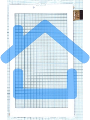 Сенсорное стекло (тачскрин) WJ851-FPC V1.0, белое