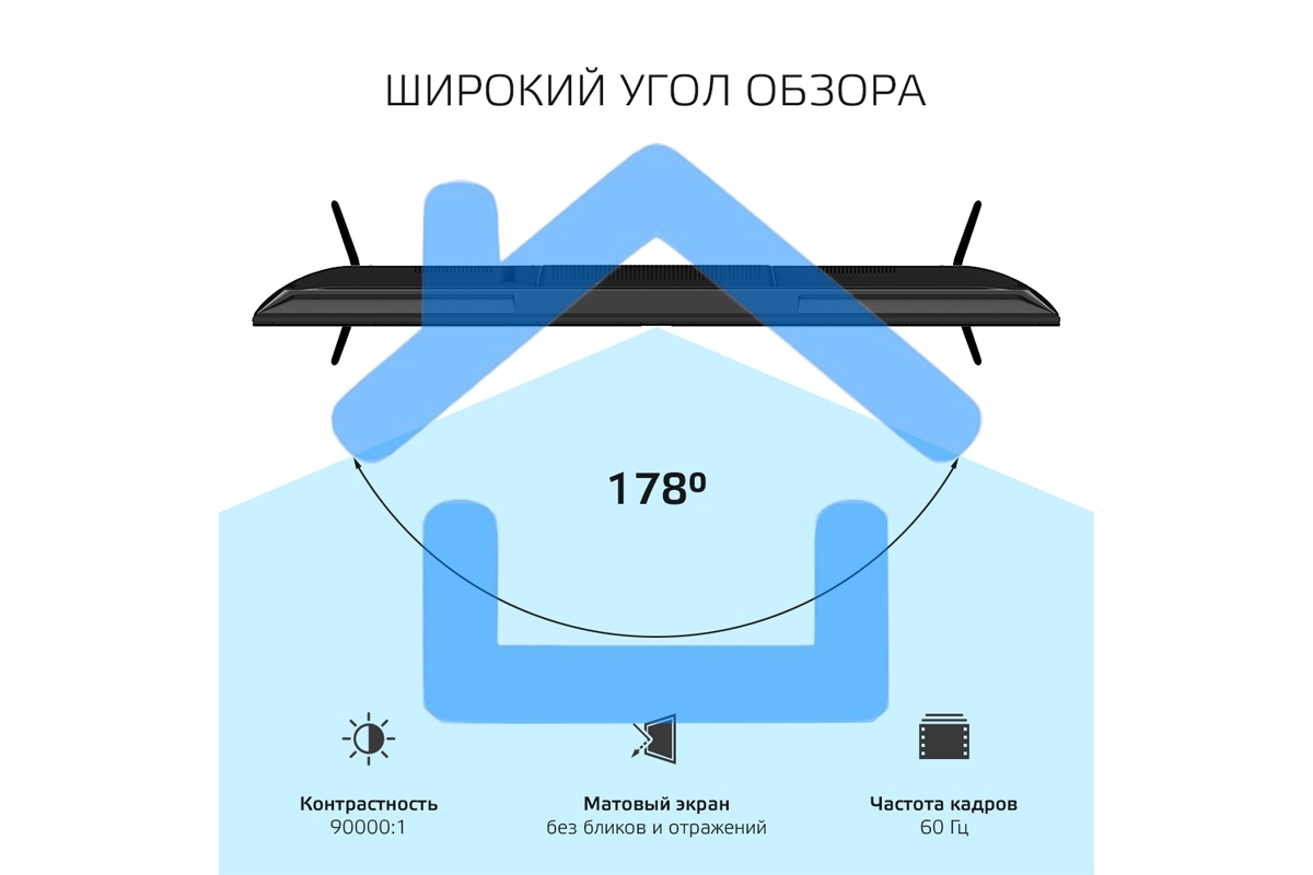 Телевизор Harper 43
