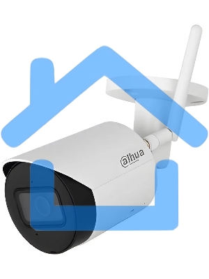 Камера видеонаблюдения IP Dahua DH-IPC-HFW1430DSP-SAW-0360B Wi-Fi 2.8-3.6мм цв. корп.:белый/черный