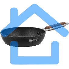 Сковорода Rondell Fjord RDA-1794, 24см, без крышки, черный