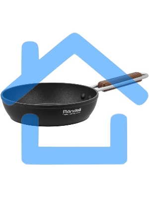 Сковорода Rondell Fjord RDA-1794, 24см, без крышки, черный