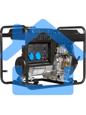 Электрогенератор дизельный Hyundai DHY 6500L, 5.5 кВт, 82 дБ, 95 кг