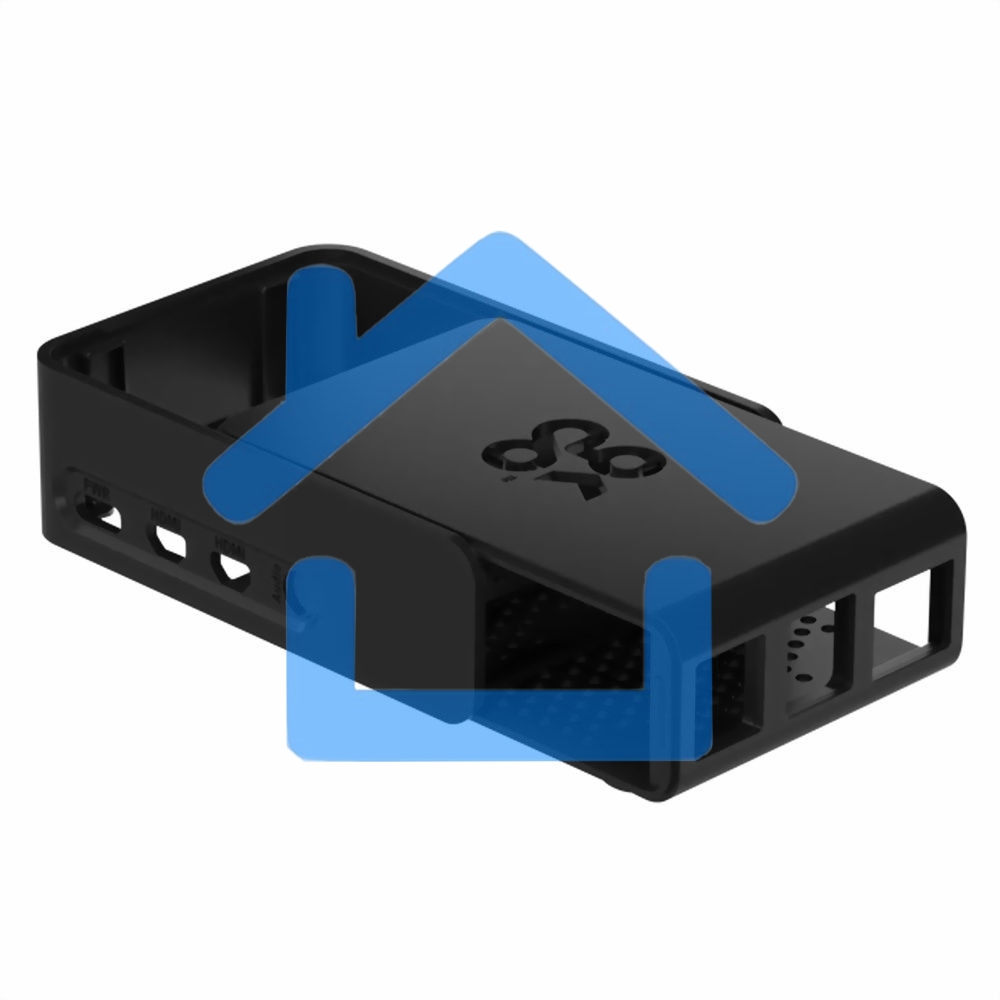 Корпус Raspberry Pi 4 Model B Official Case Okdo Slide Series, черный, BULK, для Raspberry Pi 4 Model B (187-3796)(ASM-1900138-21)
