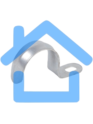 Скоба металл.однолапковая d16-17мм Iek CMAT10-16-100