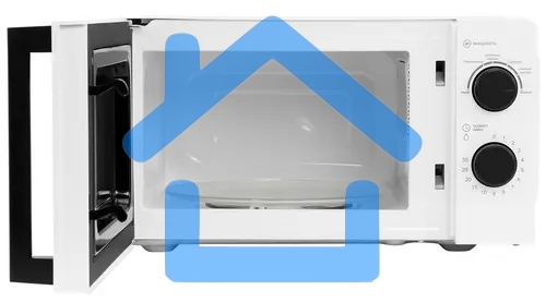 Микроволновая печь Hyundai HYM-M2047 белый, 20 л, 700 Вт, переключатели - поворотный механизм