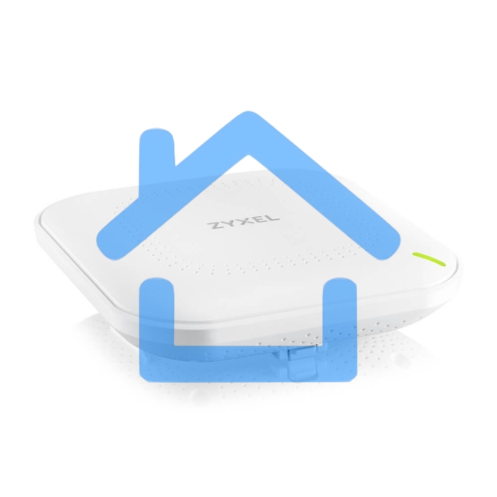 Точка доступа Zyxel NebulaFlex NWA50AX PRO, WiFi 6, 802.11a/b/g/n/ac/ax (2,4 и 5 ГГц), MU-MIMO, антенны 3x3, до 575+2400 Мбит/с, 1xLAN 2.5GE, PoE, без поддержки Captive portal и WPA-Enterprise, защита от 4G/5G, БП в комплекте