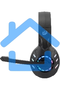 Наушники с микрофоном Оклик HS-L420G черный накладные BT оголовье (1939799)