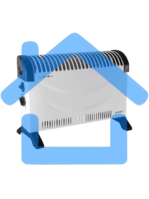 Конвектор Eurolux ОК-EU-1000C белый, 1000 Вт, 15 м2, термостат