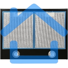 Вытяжка встраиваемая Gefest BO 3606 C23 черный, 60 см, 1000 куб. м/ч, 78 дБ