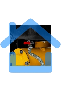 Виброплита бензиновая Denzel VC-30W 3.6 л, 1.7 л/ч, 30 кН, подошва 65х45, 108 дБ