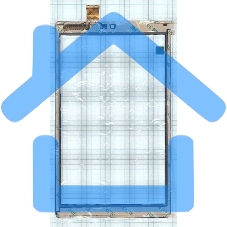 Сенсорное стекло (тачскрин) RP-275A-8.0-FPC-A2, черное