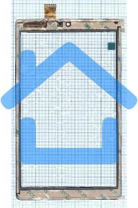 Сенсорное стекло (тачскрин) RP-275A-8.0-FPC-A2, черное
