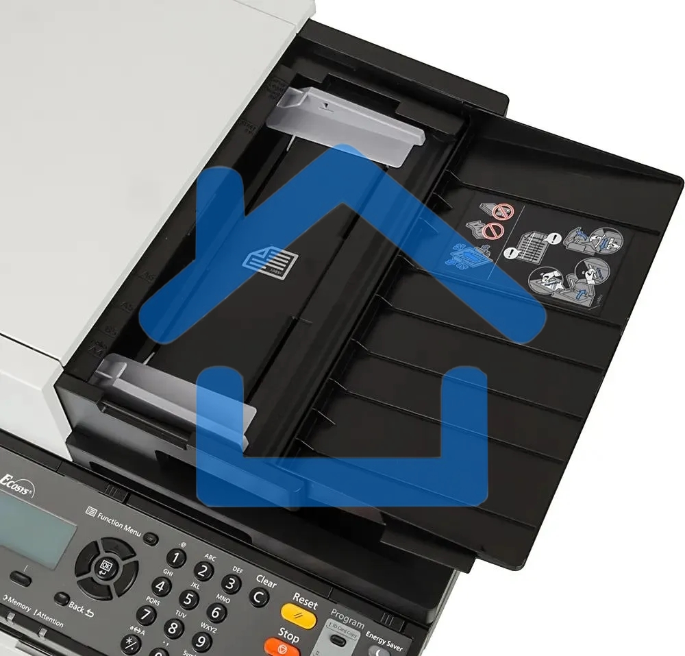 МФУ лазерное Kyocera Ecosys M2040dn (Азия) (1102S33AX0), A4, ч/б, печ. до 40 стр/мин., скан. до 40 стр/мин. (ч/б) 23 стр/мин. (цвет), 1200 x 1200 dpi (печать) 600x600dpi (скан.), USB, RJ-45 (старт.картр. TK-1178)