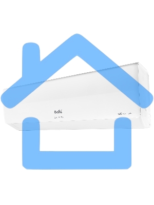 Кондиционер сплит-система Ballu BSGRI-18HN8_22Y инвертор, 18000 BTU, 46 м², 34 дБ, охлаждение, обогрев, осушение, белый