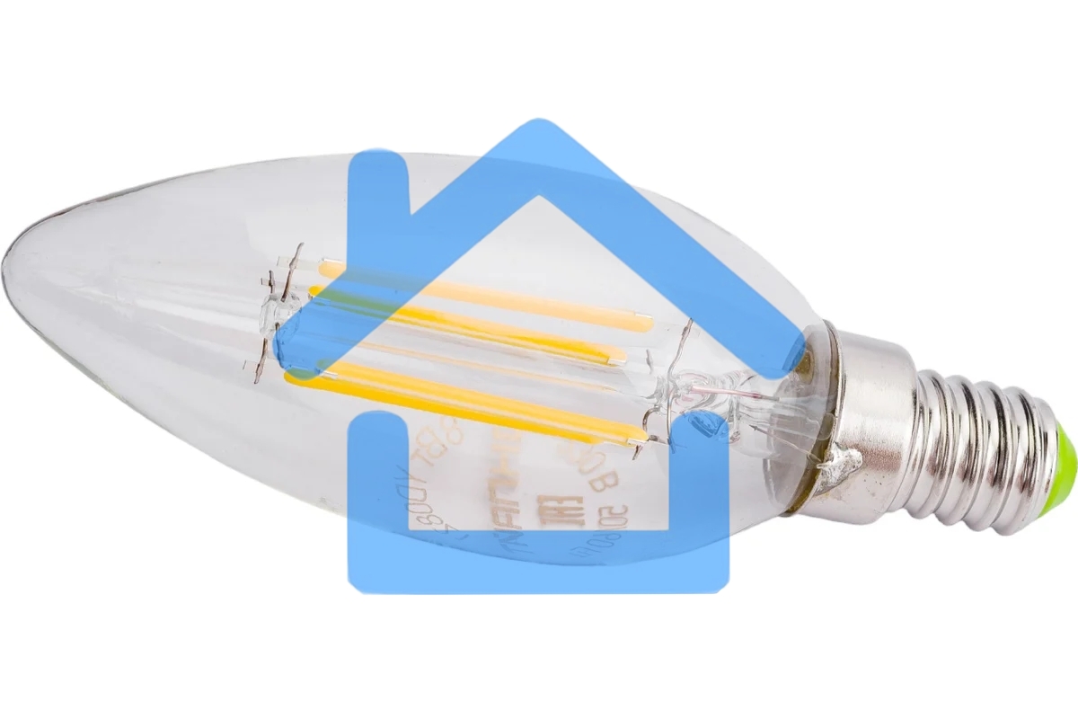 Лампа светодиодная ОНЛАЙТ 80892 OLL-F-C35-08-230-2.7K-E14