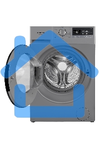 Стиральная машина Maunfeld MFWM148STSL02 серебристая, загрузка фронтальная 8кг, 1400 об/мин., класс: A+++