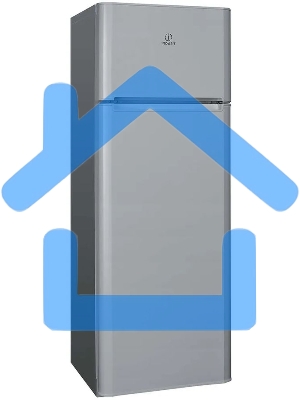 Холодильник Indesit TIA 16 S серебристый двухкамерный 245/51л морозилка сверху