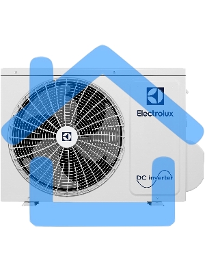 Блок наружный сплит-системы Electrolux Loft EACS-12HAL/N8/out 12000 BTU, 30 м², охлаждение, обогрев