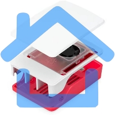 Пластиковый корпус RA795 для Raspberry Pi 5 c активным вентилятором