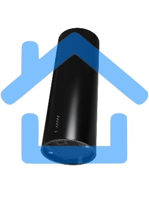 Вытяжка островная HOMSair FLY 1000PH черный, 38 см, 1000 куб. м/ч, 52 дБ