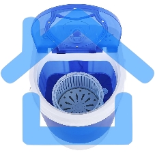 Стиральная машина Мечта WMS S303UT01 бело-синяя, загрузка вертикальная 3кг, 300 об/мин., класс: A+