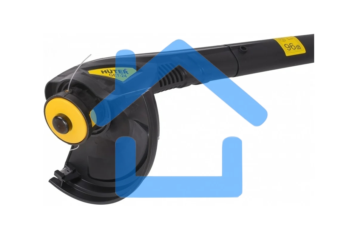 Триммер электрический Huter GET-24 350Вт неразбор.штан. реж.эл.:леска