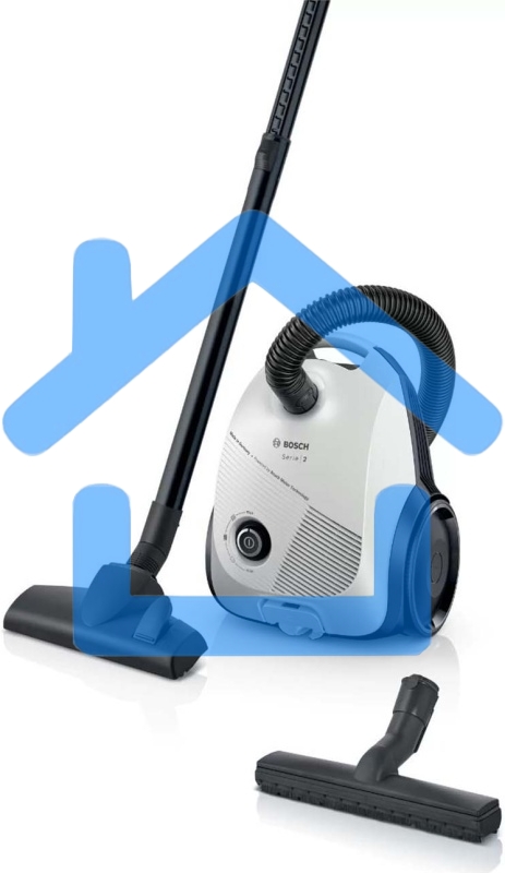 Пылесос Bosch BGLS2WH1H белый, 380/600 Вт, уборка сухая, пылесборник мешок 3 л