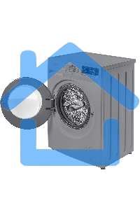 Стиральная машина Maunfeld MFWM148STSL02 серебристая, загрузка фронтальная 8кг, 1400 об/мин., класс: A+++