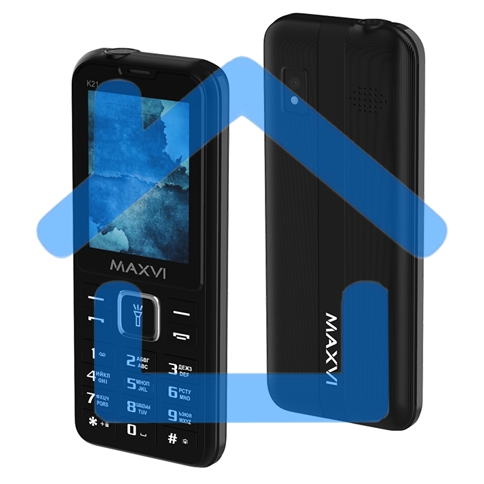 Мобильный телефон Maxvi K21 черный