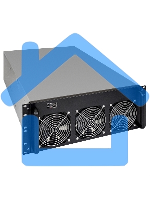 Корпус для майнинга ExeGate EX288960RUS Pro 8-650 <без БП, 2*USB, 6*fan 120мм, места под: 8 видеокарт, 1 БП>