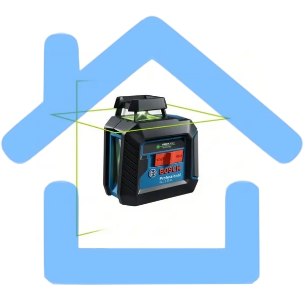Лазерный нивелир Bosch GLL 2-20 G + LB 10 2кл.лаз. 540нм цв.луч. зеленый 2луч. (0601065000)
