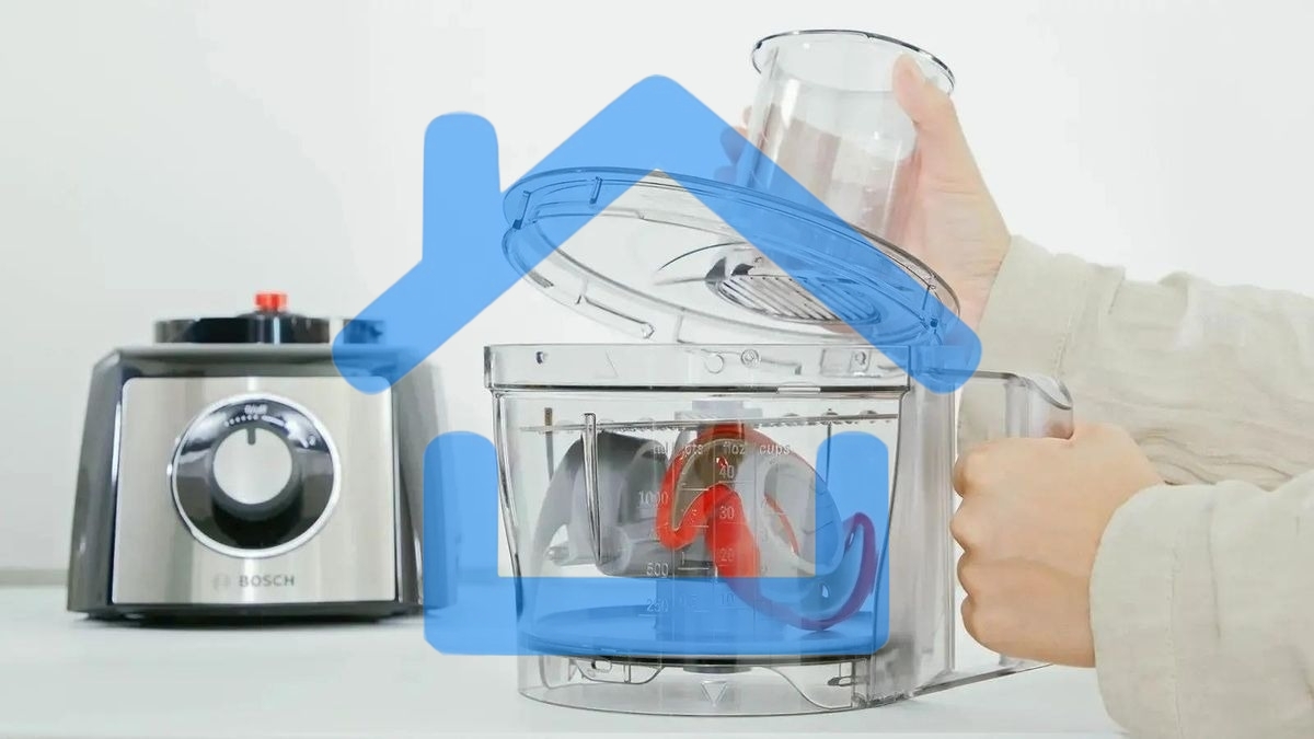 Кухонный комбайн Bosch MCM3501M 800 Вт, Скорости: 2, Блендер 1 л, Чаша 2.3 л, черный/серебристый