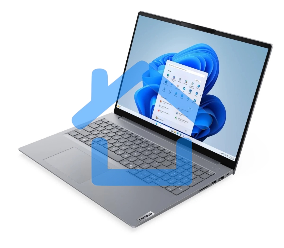 Ноутбук Lenovo ThinkBook 16 G8 IRL Intel Core 5 220H, 2.7 GHz - 4.9 GHz, 16384 Mb, 16