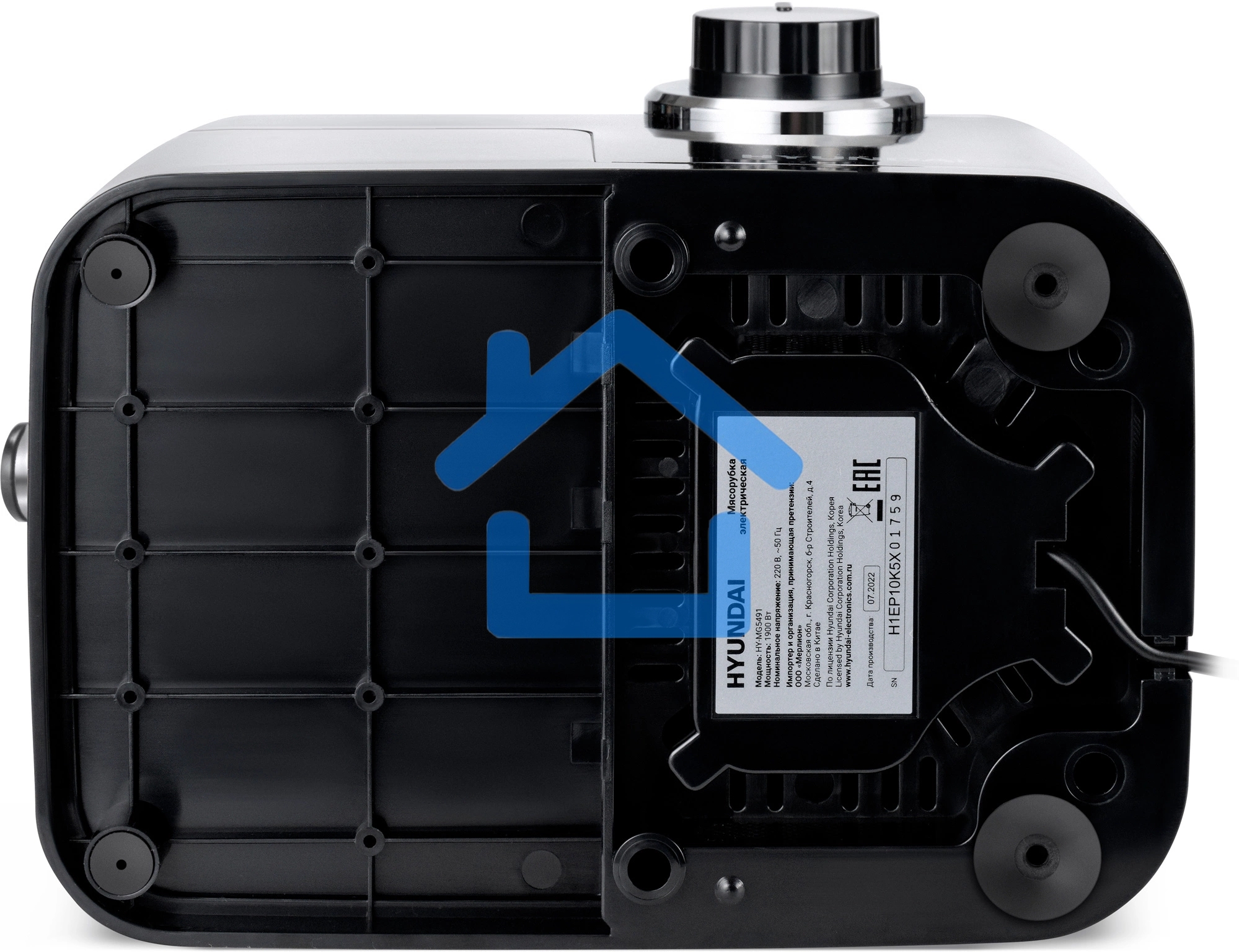 Мясорубка электрическая Hyundai HY-MG5491 1900Вт черный