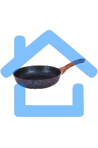 Сковорода Kukmara СГГ280А, 28см, без крышки, синий