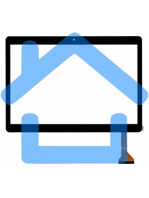 Сенсорное стекло (тачскрин) WJ1825-FPC-V1.0, черное