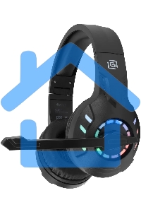 Наушники с микрофоном Оклик HS-L420G черный накладные BT оголовье (1939799)