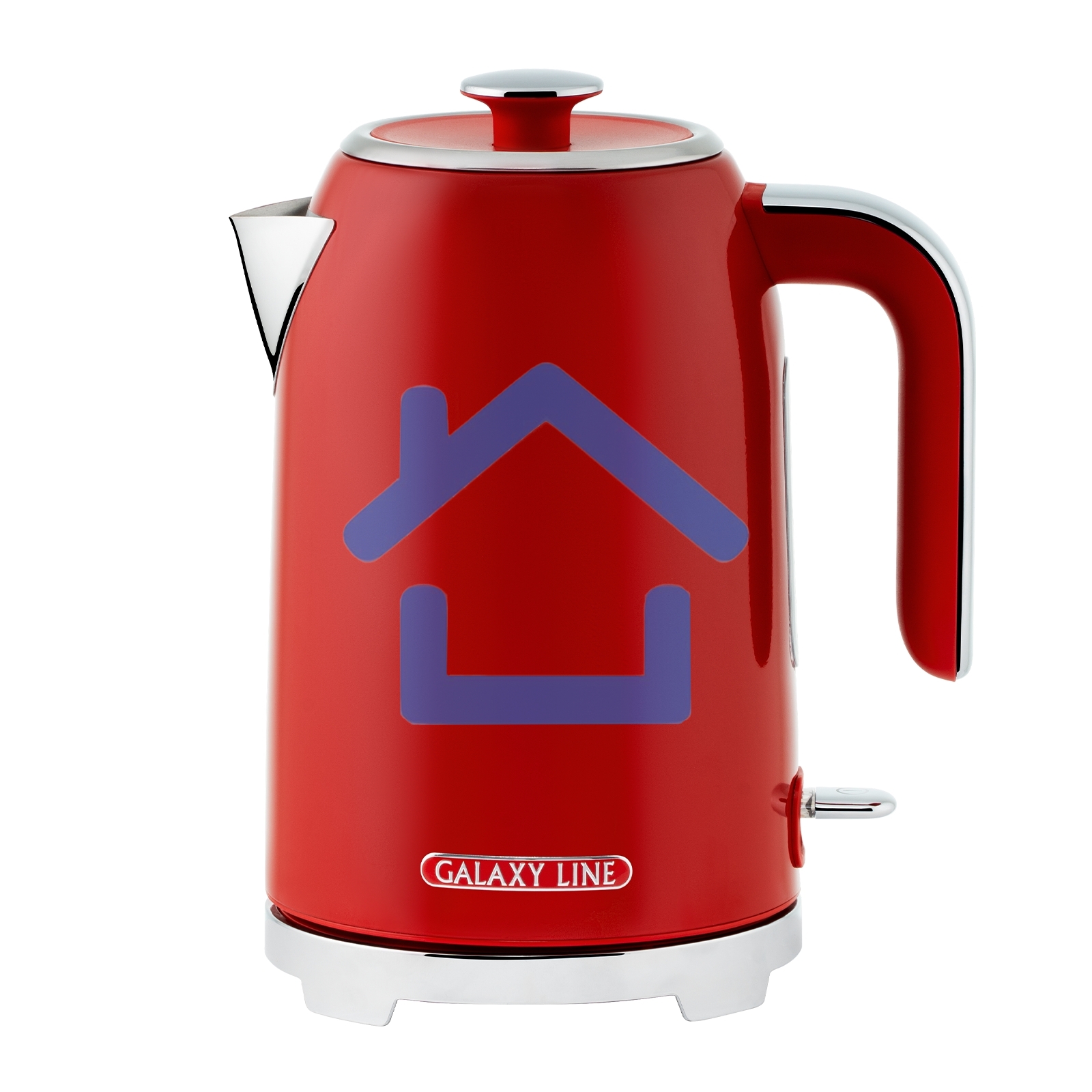 Чайник электрический Galaxy Line GL 0349 1.7л. 2200Вт красный корпус: нерж.сталь (ГЛ0349Л)