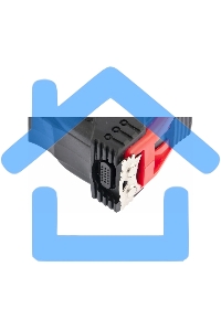 Рулетка Matrix status magnet 3 fixations 5мх25мм обрезиненный корпус зацеп с магнитом