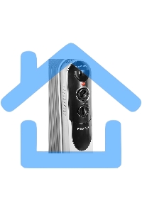 Обогреватель масляный EUROLUX ОМПТ-EU-9Н (9 секций) белый, 2000 Вт, 25 м2, термостат 67/3/19