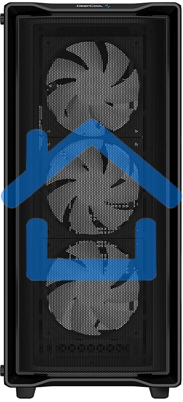 Компьютерный корпус Deepcool CC560 MESH V2 черный без БП ATX 8x120мм 5x140мм 1xUSB 2.0 audio bott PSU